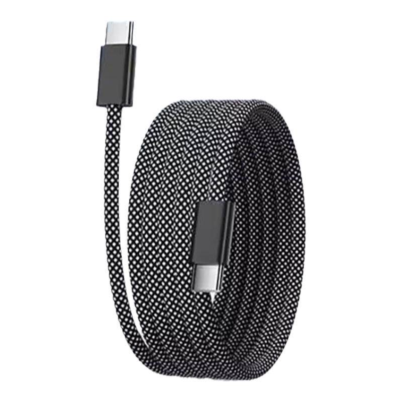 磁吸收纳100W双typec数据线60W超级快充适用华为mate60荣耀苹果iPhone15手机PD20w平板笔记本电脑