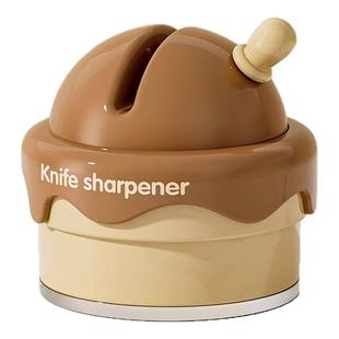 冰淇淋吸盘磨刀器厨房专用新款多功能快速磨刀细磨剪刀刃工具