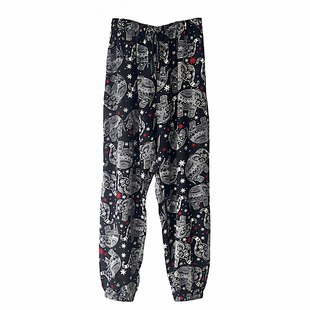 泰国大象裤子女柬埔寨防蚊宽松瑜伽大码阔腿长裤子男沙滩灯笼裤夏