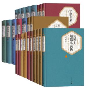 人民文学出版社精装名著名译系列单本任选 悲惨世界堂吉诃德巴黎圣母院战争与和平复活荷马史诗罪与罚契诃夫 世界名著学生课外阅读