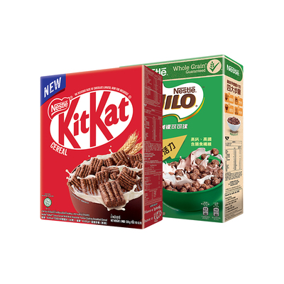 雀巢KITKAT奇巧威化巧克力麦片美禄可可球能量代餐谷物麦片组合装