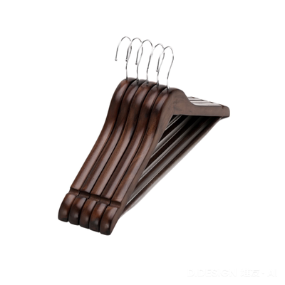 加厚加粗实木衣架服装店衣服撑子