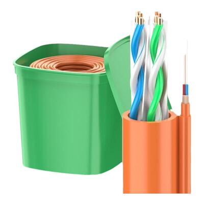 普力科300M2芯光纤+网线二合一