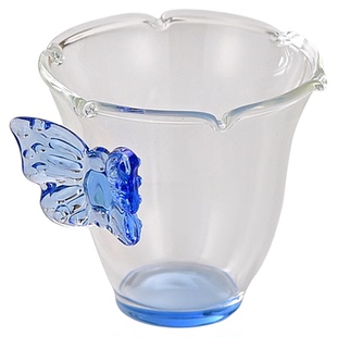 女士高端主人杯精致高级感个人专用喝茶小杯子玻璃单个功夫茶杯