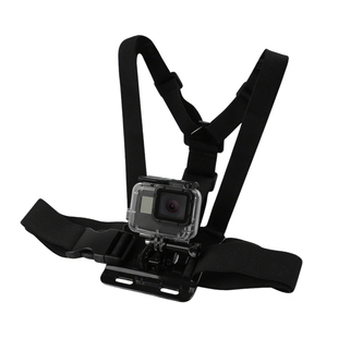 胸前手机固定支架骑行第一人称视角拍摄vlog直播运动相机胸带头戴