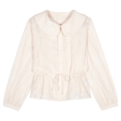 ba&sh法式新款抽绳衬衫