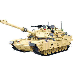 2026新款重型坦克积木益智军事拼装甲车儿童玩具男孩子生日礼物