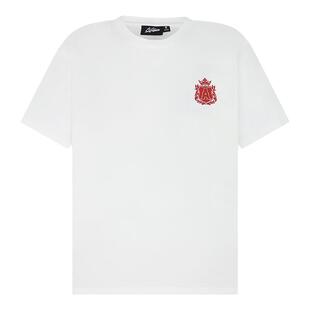 A11SLAVE复古满印字体短袖t恤重磅基础春夏宽松男女街头潮牌情侣