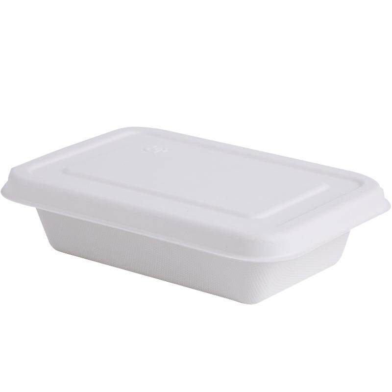 环保可降解加厚圆形快餐饭盒
