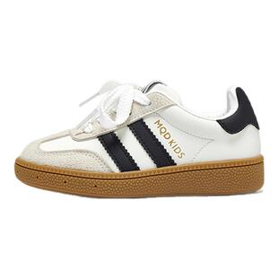 MQD马骑顿童鞋男童运动板鞋春季2026新款女童日常百搭儿童德训鞋