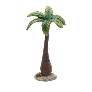 寄居蟹树脂椰树攀爬～不易倾倒造景装饰树脂大中小高仿真摆件