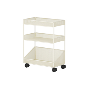 桌下置物架可移动书架多层书本书包收纳架家用书桌旁边落地小推车