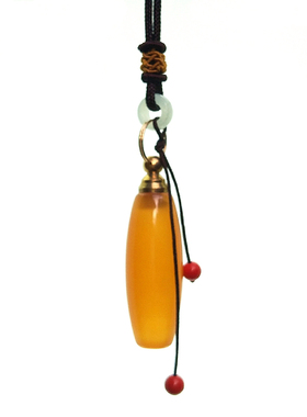 宝树轩情侣玛瑙胸挂瓶饰品手工艺