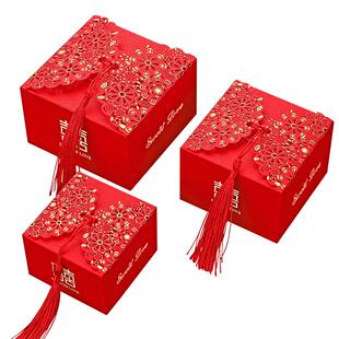 糖盒结婚喜糖盒2025新款婚庆礼盒装喜糖袋空盒子婚礼糖果盒包装盒