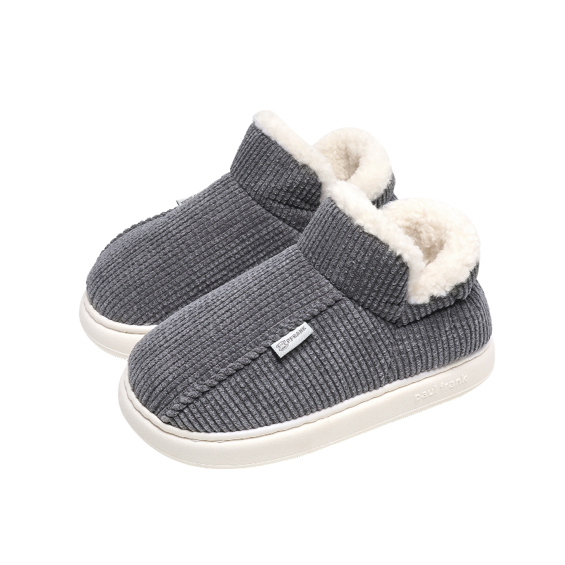 大嘴猴棉拖鞋男冬季居家保暖防滑柔软包跟高帮保暖鞋男士棉鞋女士