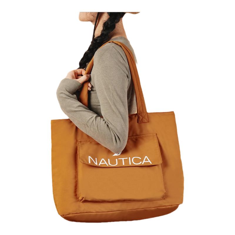 九木杂物社NAUTICA大容量单肩包复古百搭双肩包创意托特单肩包女