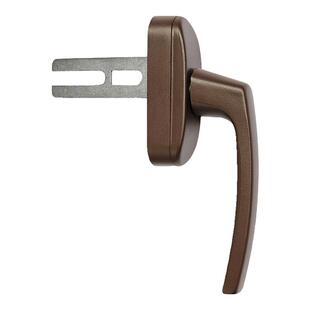 老式50型平开窗执手铝合金门窗U型拨叉把手锁断桥铝传动手柄拉手