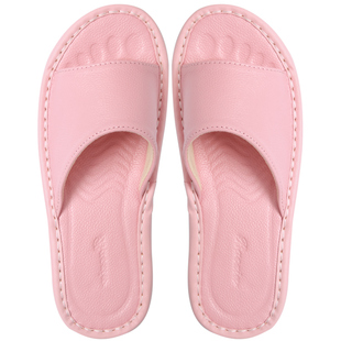 头层牛皮地板凉拖鞋女士居家室内情侣防臭真皮拖鞋男夏季防滑软底