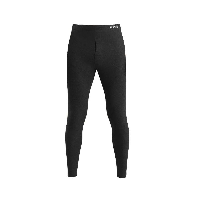 雅鹿无痕秋裤男士薄款保暖裤加绒德男式打底毛裤男款线裤衬裤冬季