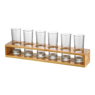 子弹杯白酒杯 吞杯烈酒杯一口杯b52鸡尾酒杯架shot杯套装酒吧酒杯