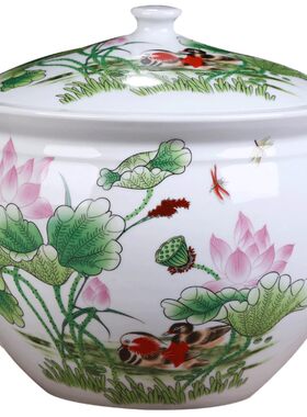 景德镇陶瓷米缸家用茶叶罐密封