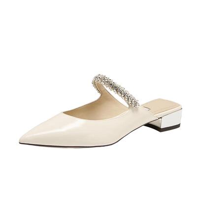 思加图仙女鞋穆勒鞋一脚蹬凉拖鞋