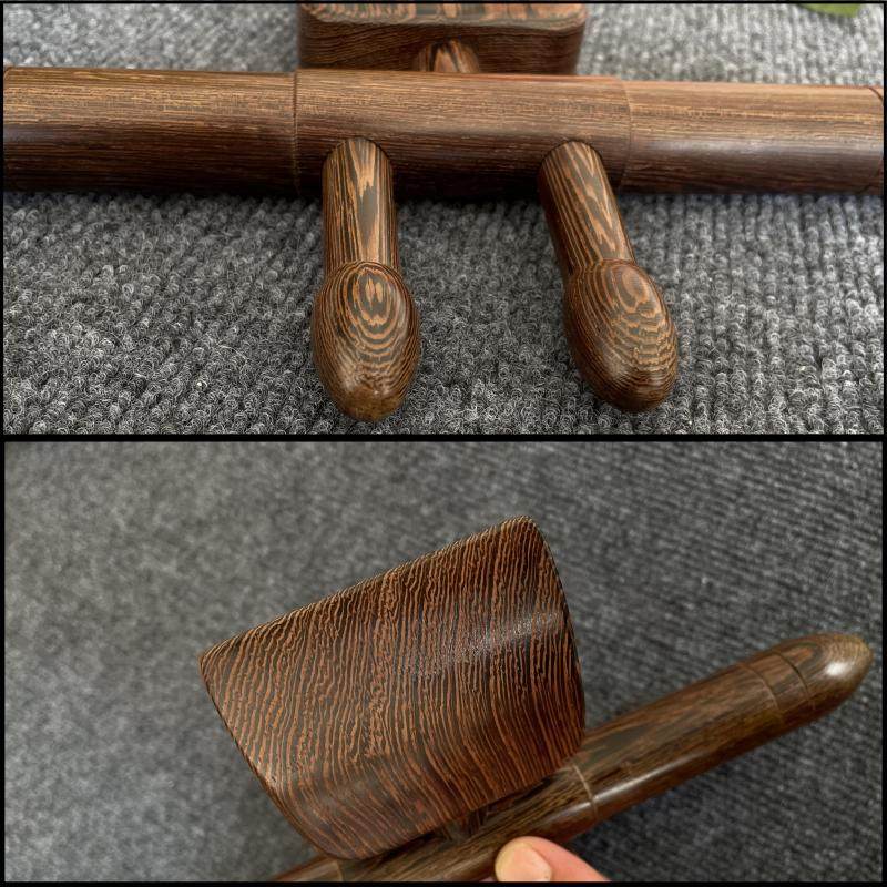 鸡翅木升阳铲刮痧铲实木擀筋棒背部按摩疏通经络拨筋棒点穴推背棒