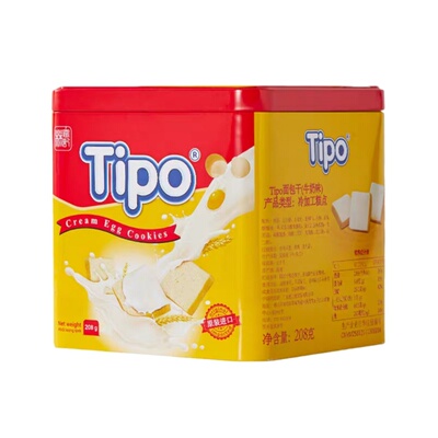 TIPO越南独立装面包干饼干208g