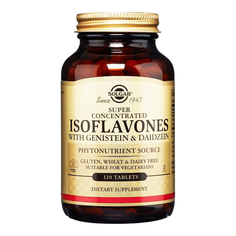 Solgar美国进口大豆异黄酮软胶囊补充雌性激素保养卵巢调理更年期