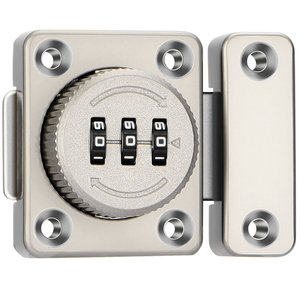 抽屉密码锁免打孔柜门锁单开柜子卧室门锁具安全锁家用书柜橱柜