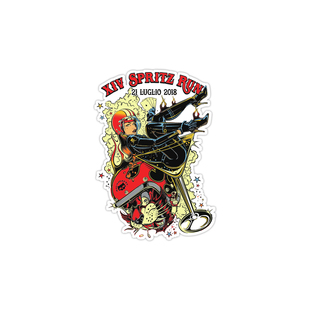 TLP反光车贴 哈雷机车改装车美女酒色骑手玻璃无痕车贴摩托车胶贴