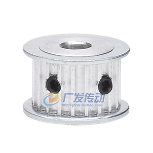 广发两面平3M24/T齿同步皮带轮槽宽16AF型精加工同步轮内孔4-14mm