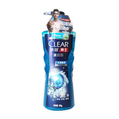 CLEAR/清扬男士沐浴露海洋古龙香持久留液香官方正品清爽控油720G