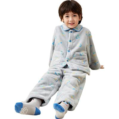 巴拉巴拉儿童法兰绒家居服睡衣冬