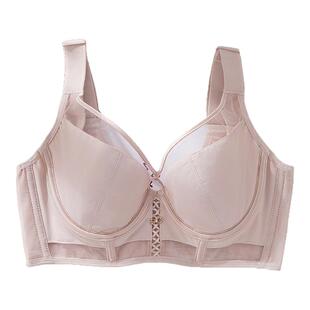 傲思曼聚拢调整型内衣高侧比收副乳防下垂上托提拉软钢圈文胸罩薄