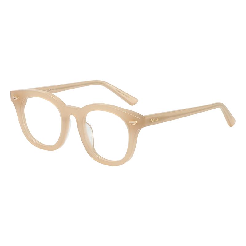 Shawnlee小众品牌ins新款 大框眼镜男设计眼镜架女高级感大脸显小