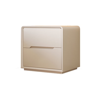 【新款】奶油实木家用卧室床头柜