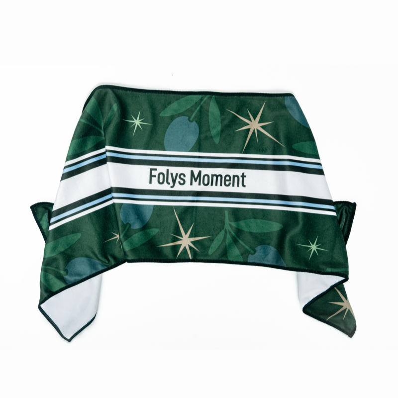 FolysMoment深绿假日运动毛巾