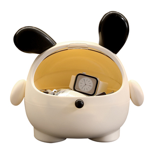 墩墩狗入户钥匙收纳玄关摆件欢迎回家装饰品客厅电视柜鞋柜收纳盒