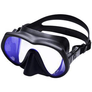 尾货 OMS Tattoo 无框面镜潜水镜水肺深潜眼镜镀膜白粉色防紫外线