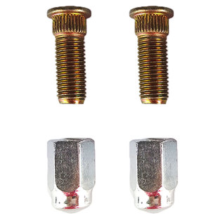 三轮车螺丝大全 正反向12mm 14mm螺丝杆帽盖加长轮毂螺母螺栓