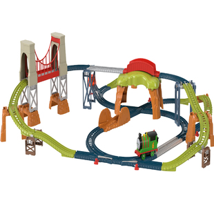 【场景模拟】托马斯和朋友轨道大师系列电动玩具儿童益智拼搭套装