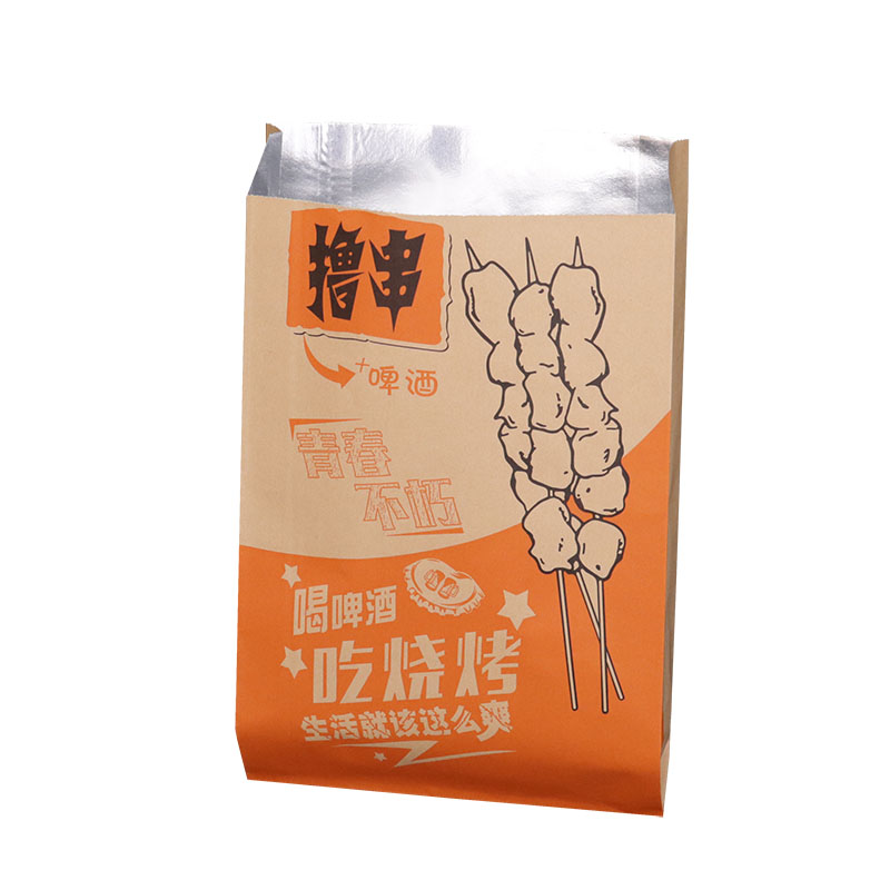 保温锡纸烧烤外卖包装袋防油铝箔
