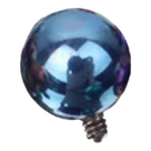 Shinma0.9/1.2牙钛合金内牙球适配内牙尖锥铆钉唇钉眉钉尖头