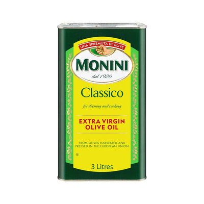 莫尼尼特级初榨3L橄榄油铁罐装