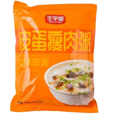 免煮皮蛋瘦肉粥速食|千人加购