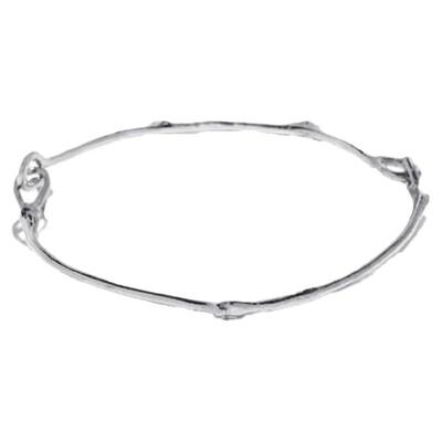 韩国coldframe树枝纯银手镯