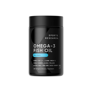 SportsResearch黑金鱼油91%+D3高纯浓度omega3DHA磷脂欧米茄3SR