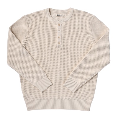 柴米加厚亨利领针织衫男士休闲纯棉重磅毛衣美式复古打底衫毛线衣