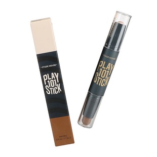 韩国爱丽小屋双色修容粉101双头高光阴影粉饼修容棒笔立体遮瑕V脸